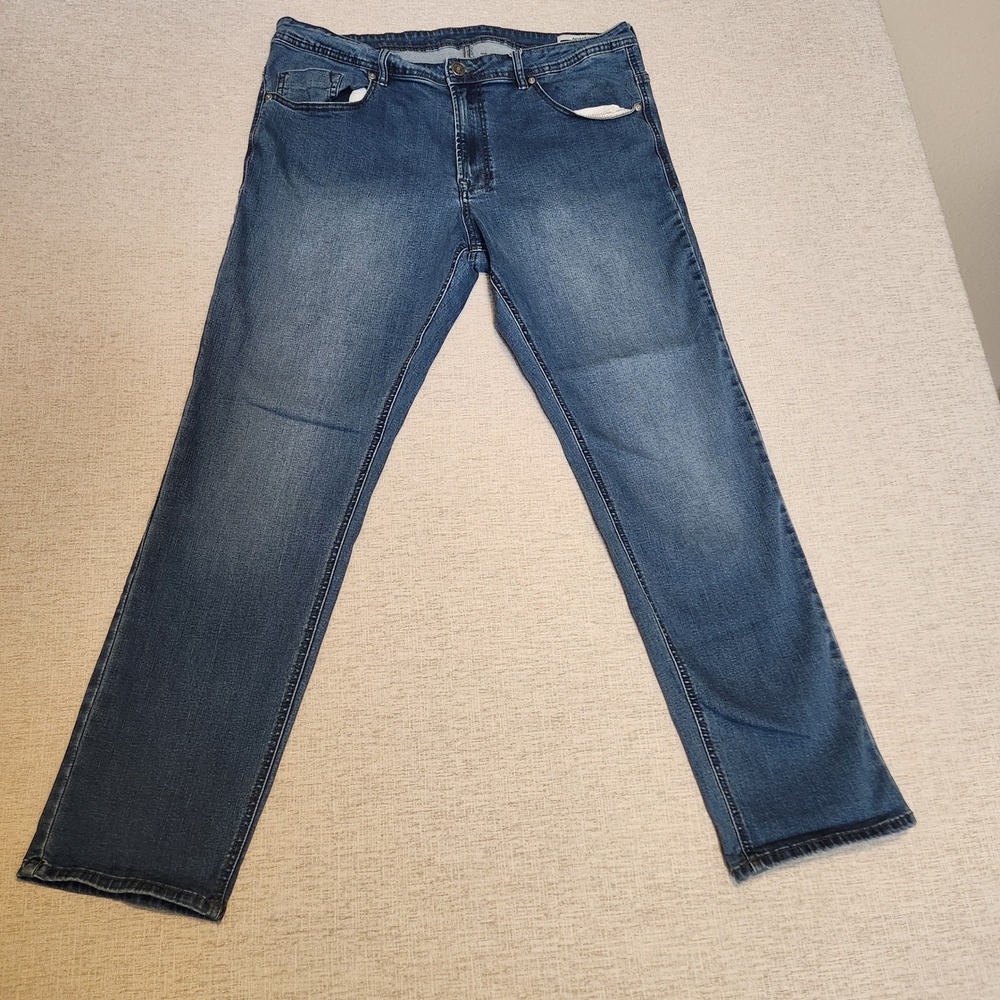 Buffalo David Bitton Adam Slim Stretch Jeans Mens 40x32 Blue Medium Wash Denim